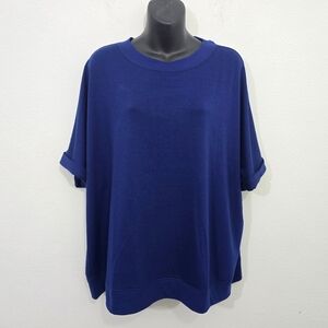Banana Republic Cobalt Dolman Top Women's XL